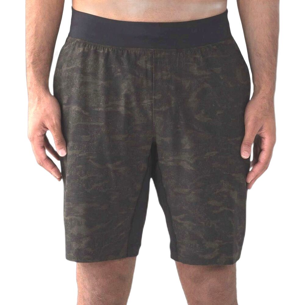 Lululemon T.H.E. Short *Luxtreme Liner 9" Kinetic Green Multi